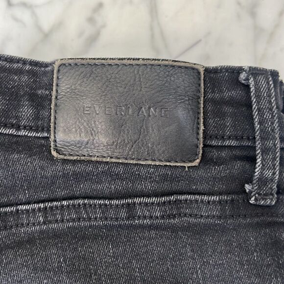Everlane High Rise Skinny Ankle Black Denim Jeans Sz 29 Tall - Picture 5 of 10